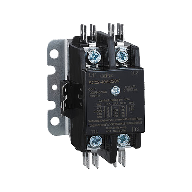 SCX2 1-Pole, 2-Pole Contactors